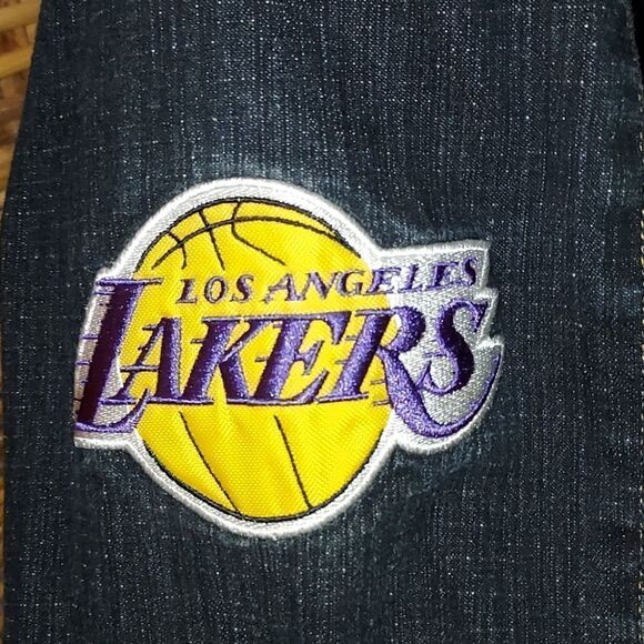 Los Angeles Lakers Denin  Jacket M - Picture 3 of 14